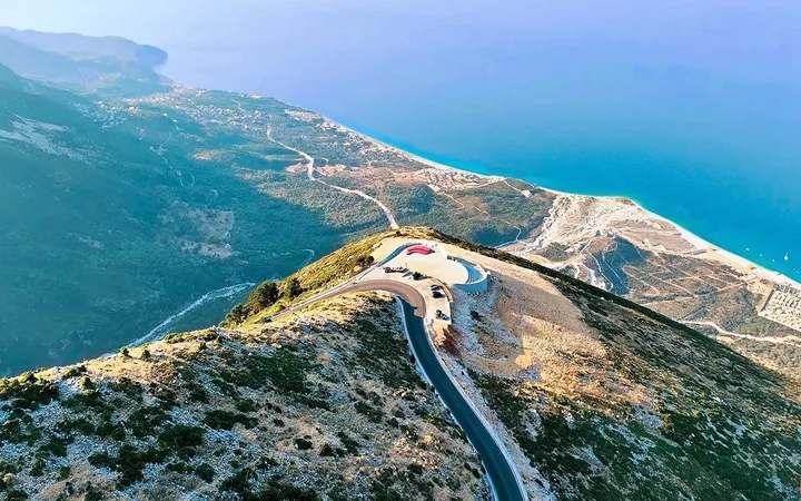Llogara along the Albanian Riviera